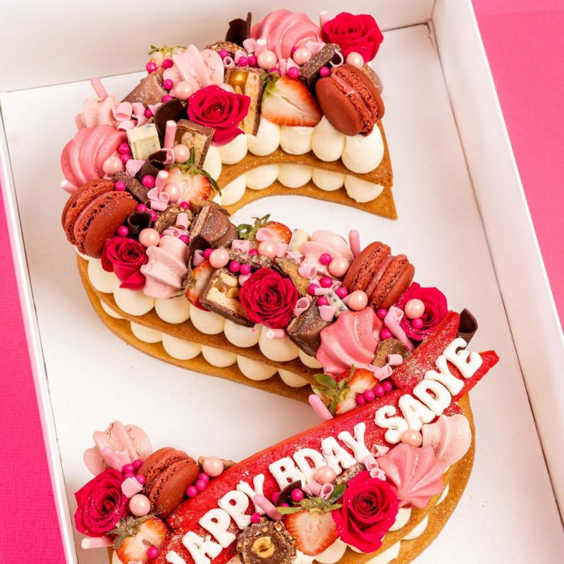 Letter Cake | French Bakery Dubai