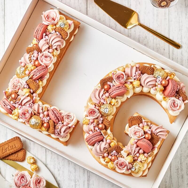 Letter Cake | Mouthful of Cakes